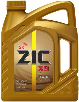 ZIC X9 LS 5W-30, 4л. Моторное масло