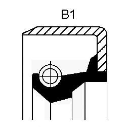 Уплотняющее кольцо вала, топливный насос высокого давления