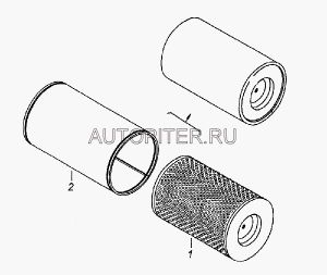 Предочиститель воздушного фильтра Камаз ЕВРО 74051109574 Камаз