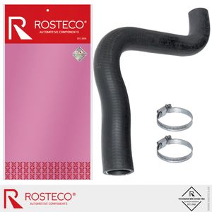 Шланг (патрубок) радиатора нижний ВАЗ 2170-2172 (+ 2 хомута) (3шт) ROSTECO 20201 Rosteco