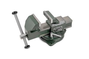 392400 Тиски слесарные поворотные с наковальней ТСС-100