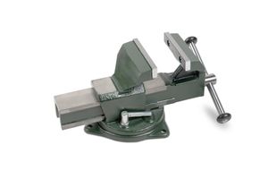 392425 Тиски слесарные поворотные с наковальней ТСС-125