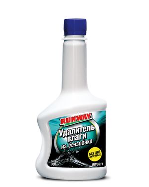 Удалитель влаги из топливной системы бензиновых ДВС RUNWAY/ 300 мл.