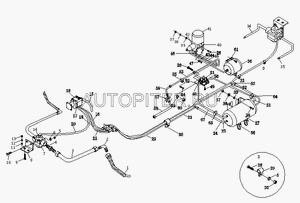 Кран тормозной главный для BAW Fenix 2008-2012 BP10443560052 Baw
