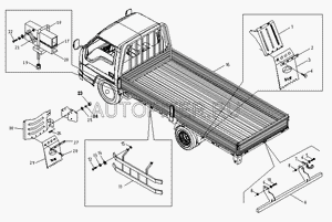 ОТБОЙНИК ПРАВЫЙ BAW FENIX 1044 EURO2/EURO3 арт. BP10448511430 bp10448511430 Baw