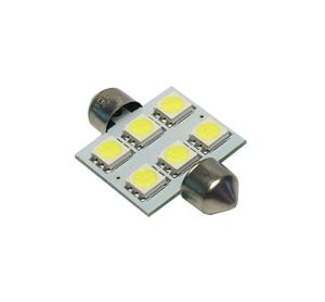 Светодиод T11x31-S8.5 (6SMD size 5050) 24V C5W теплый белый TM NORD YADA 900463 Nord YADA