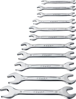 ЗУБР  12 шт, 6 - 32 мм, набор рожковых гаечных ключей, Профессионал (27010-H12)