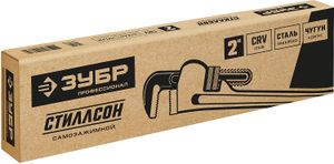 ЗУБР  Стиллсон, 2.5", 450 мм, трубный разводной ключ, Профессионал (27339-3)