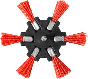 ЗУБР  100 мм, нейлоновая проволока, щетка дисковая для дрели, Профессионал (35163-100)