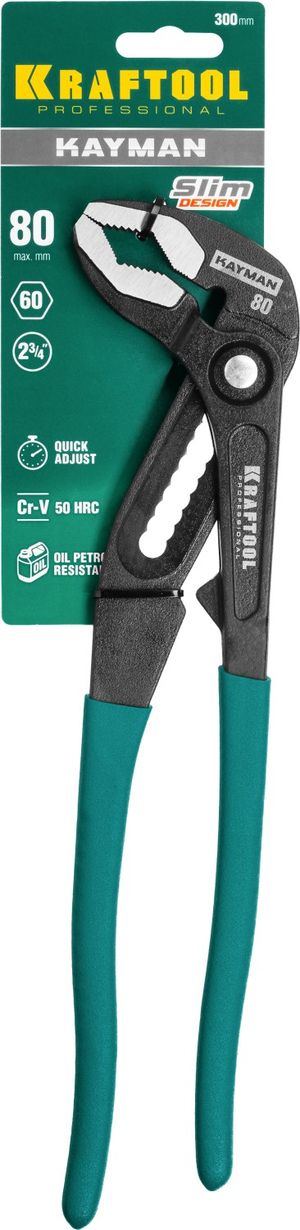 KRAFTOOL  KAYMAN, 300 мм, переставные клещи (22353-30)