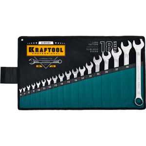 KRAFTOOL  18 шт, 6 - 32 мм, набор комбинированных гаечных ключей (27079-H18)