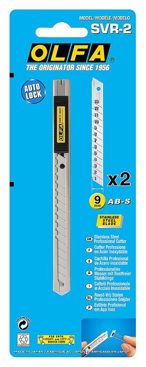 OLFA  9 мм, с выдвижным лезвием, нож (OL-SVR-2)