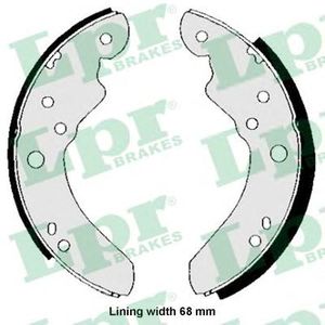 Комлект тормозных накладок