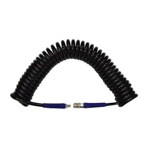 WDK-65810 Шланг пневматический спиральный с БРС, 10м, 10*14мм,  до 300psi