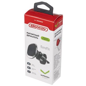 Держатель телефона на дефлектор магнитный SKYWAY 360°