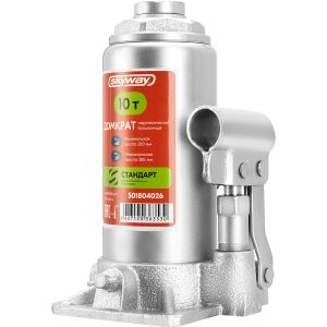 Домкрат гидравлический бутылочный SKYWAY СТАНДАРТ 10т h 200-385мм