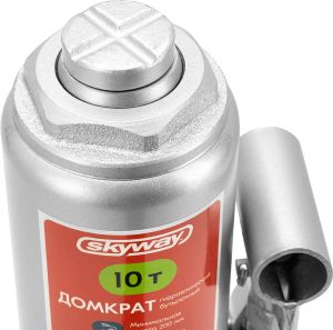Домкрат гидравлический бутылочный SKYWAY СТАНДАРТ 10т h 200-385мм