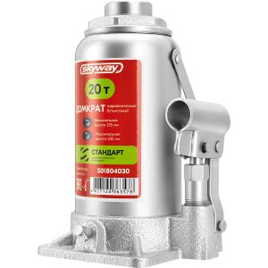 Домкрат гидравлический бутылочный SKYWAY СТАНДАРТ 20т h 225-430мм