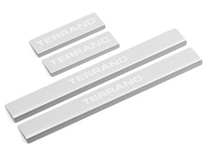 Накладки порогов AutoMAX 4 шт. Nissan Terrano 2014- amniter01 AutoMax