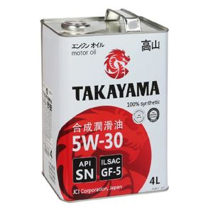 Takayama Adaptec 5W-30 GF-5 SN, 4л. (металл)