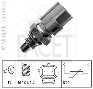 Датчик, температура охлаждающей жидкости; Датчик, температура охлаждающей жидкости; Датчик, температура охлаждающей жидкости 7.3281 Facet