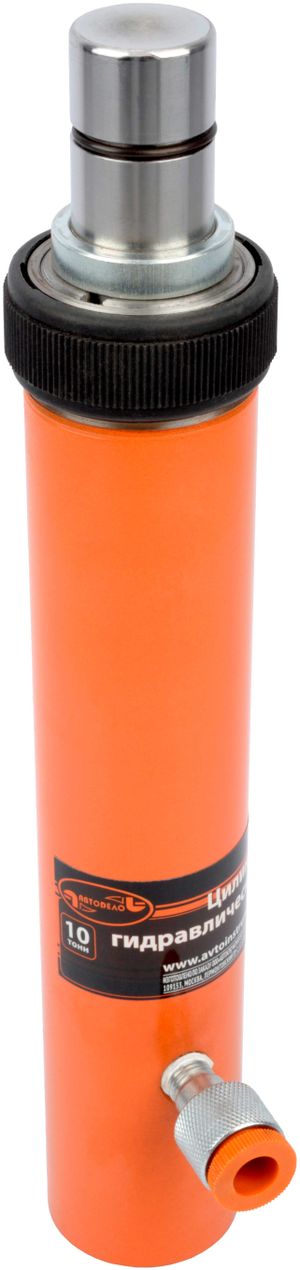 гидравлический цилиндр 10т. с штуцером (АвтоDело) 43003