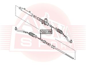 Шарнир 1222xm Asva