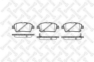 Комплект тормозных колодок, дисковый тормоз 751 002B-SX Stellox