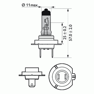 Лампа фары 12972BVB1 Philips