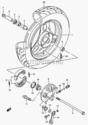 Деталь 5440039820 Suzuki