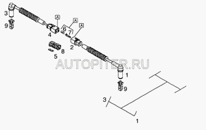 Штекер датчика замка опрокидывания кабины MAN (TGA 410-430) 81254320434 Man