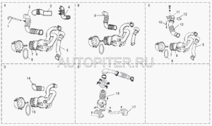Патрубок воздушного фильтра zk3