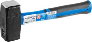 СИБИН  1 кг, кувалда с фиберглассовой рукояткой (20134-1)