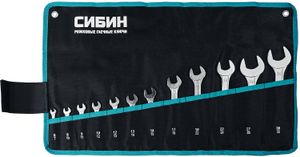 СИБИН  12 шт, 6 - 32 мм, набор рожковых гаечных ключей (27013-H12)