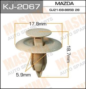 покер пластмассовый крепежный KJ-2067 Masuma 1шт kj2067 Masuma