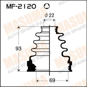 Пыльник ШРУСа MASUMA MF2120 MF2120 Masuma