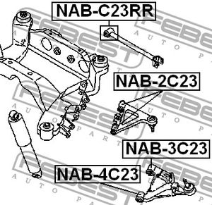 Подвеска NAB4C23 Febest