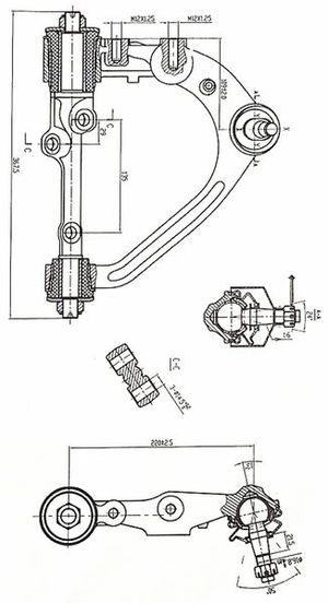 РЫЧАГ ПОДВЕСКИ st4806629215 Sat