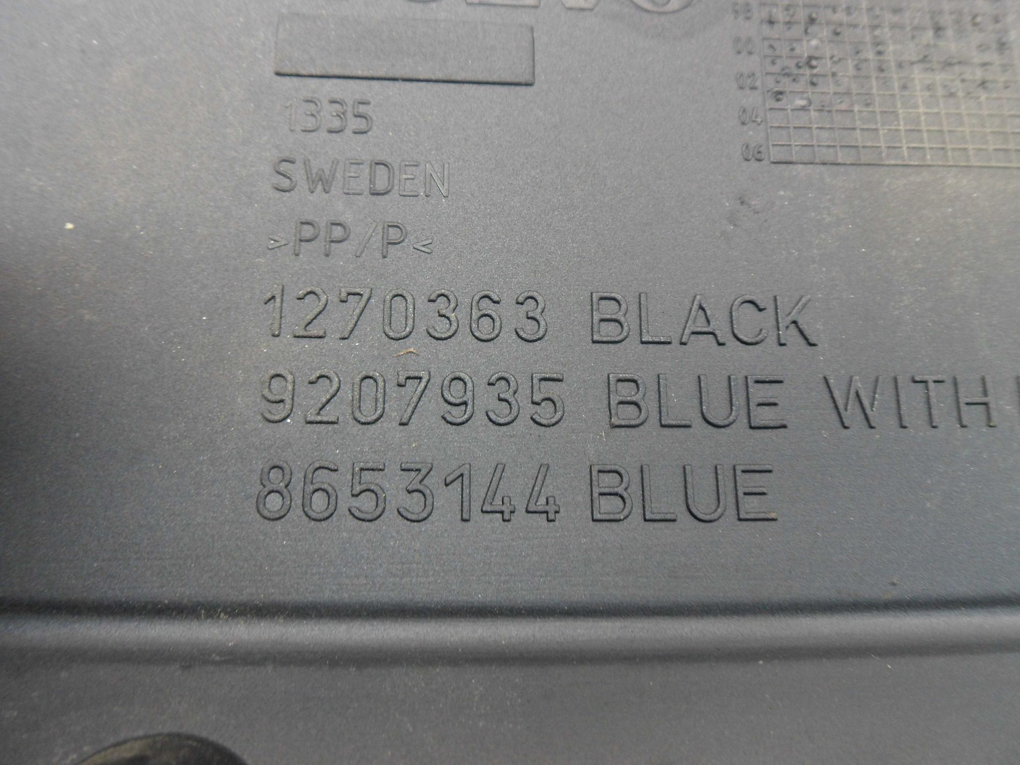 Б/У ориг. 1270363 Накладка декоративная (на ДВС) Volvo XC90 2002-2006, by3c90133378 Б/У запчасти