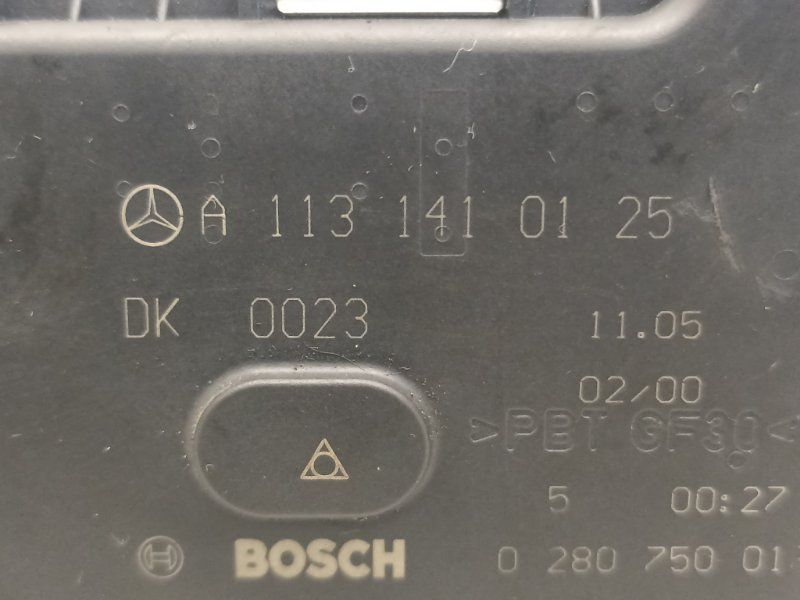БУ A1131410125 Дроссельная заслонка Mercedes-Benz M-Class 2005 W164 3.5 M272 by9c32911 Б/У запчасти