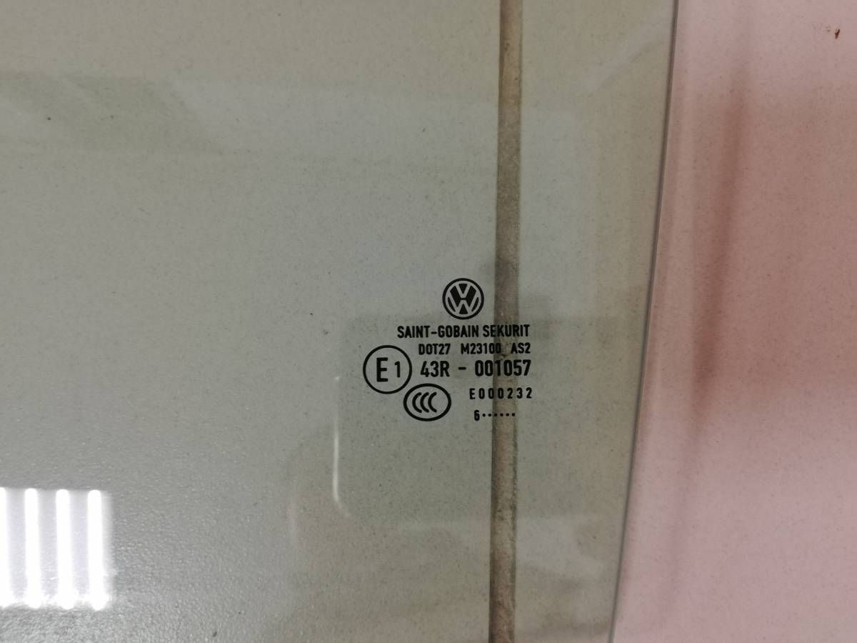 Б/У 5M0845025 Стекло двери задней левой Volkswagen Golf Plus 5 2005-2014 Оригинал. Потертости, царап by8g761599 Б/У запчасти