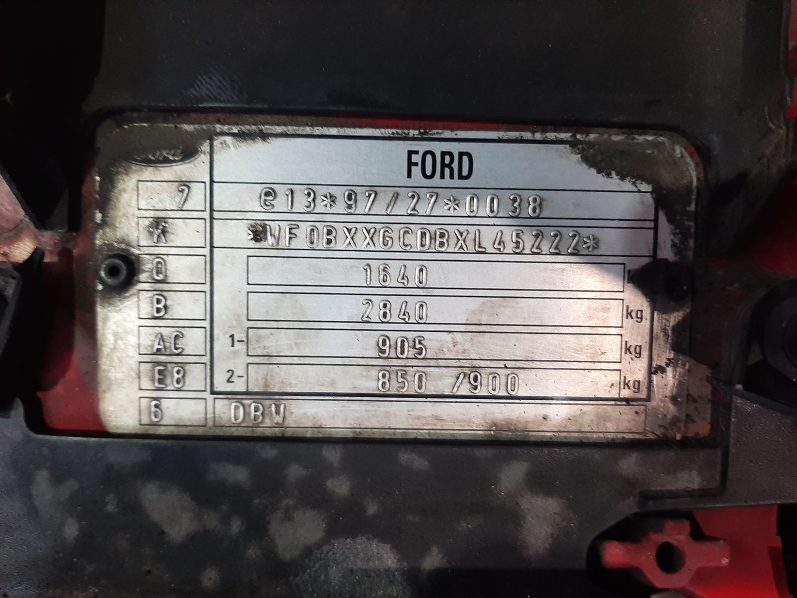Б/У 1036391 Коммутатор зажигания Ford Focus 1 (1998-2005)  Проверочный срок устанавливается со дня п bu6a1811042 Б/У запчасти