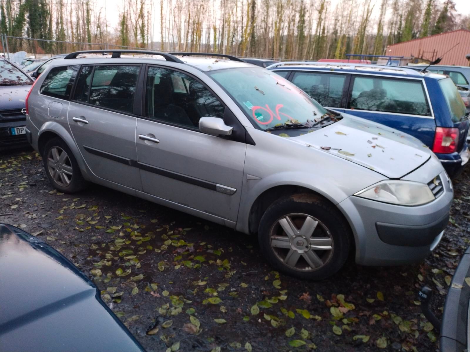 Б/У 7701068375 Зеркало боковое правое Renault Megane 2 (2002-2009) Европа, электро, потертости на на bu6a1559852 Б/У запчасти