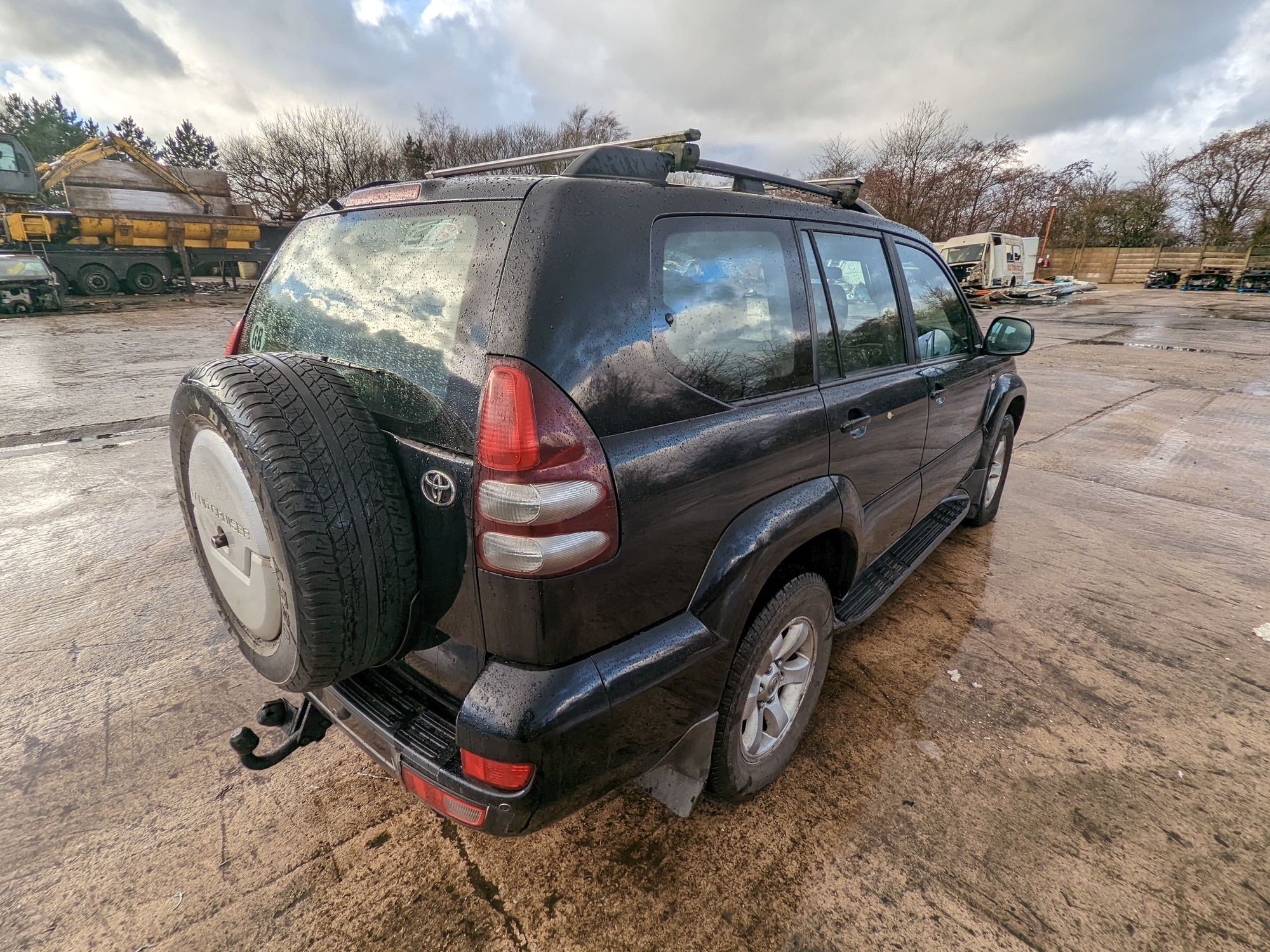 Б/У 6347060031C1 Рейлинги Land_Cruiser_Prado 3 (J120) (2002-2009) комплект с поперечинами, царапины, by9a1656689 Б/У запчасти