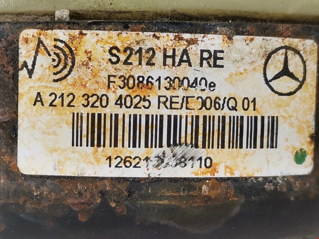 Б/У A2123204025 Пневмоподушка задняя правая E-Class (W212/C207) (2009-2016) by9a1639920 Б/У запчасти