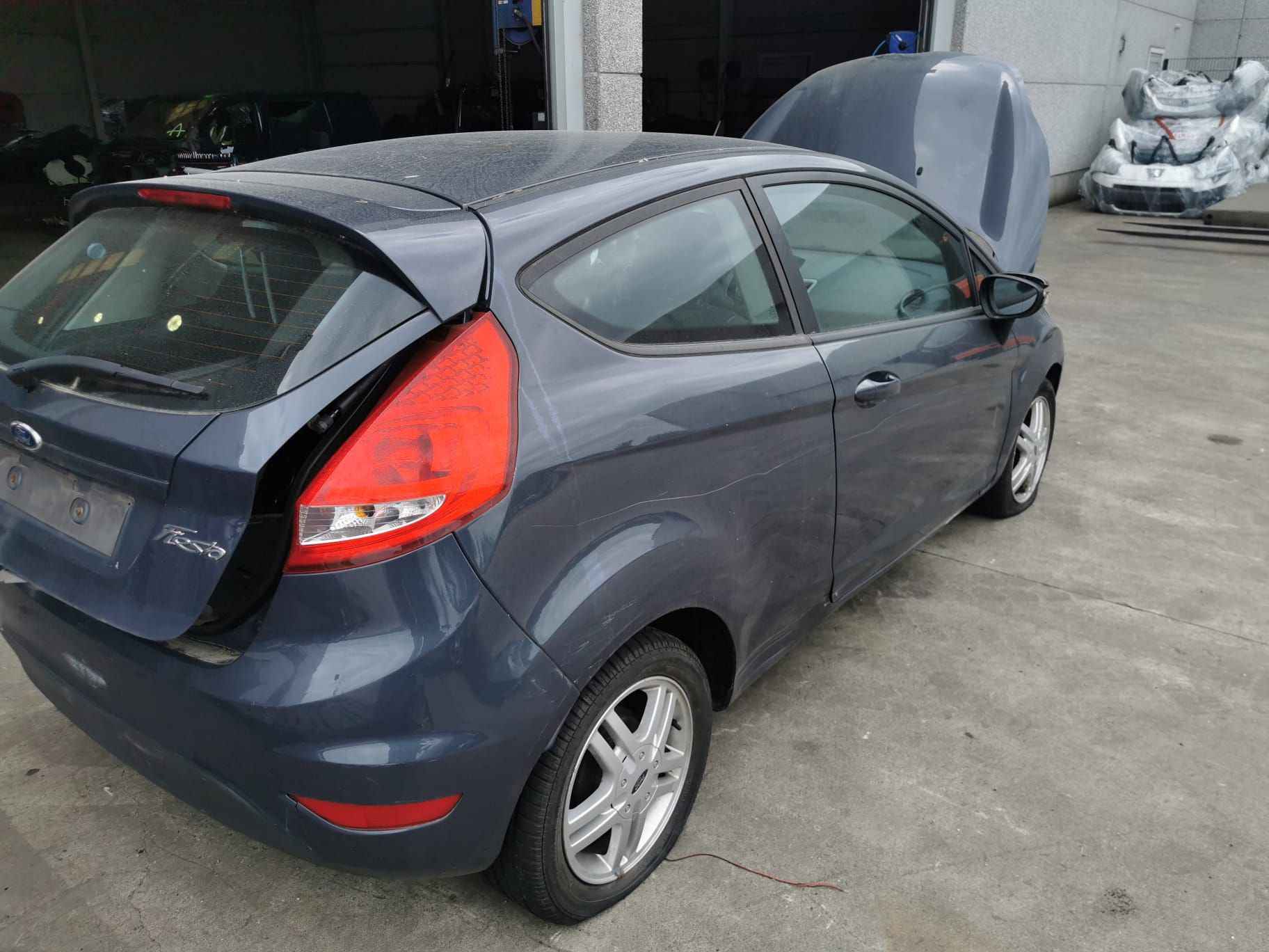 Б/У 1716693 Заслонка дроссельная Ford Fiesta 6 (2008-2019) электро Проверочный срок устанавливается bu6a1869976 Б/У запчасти