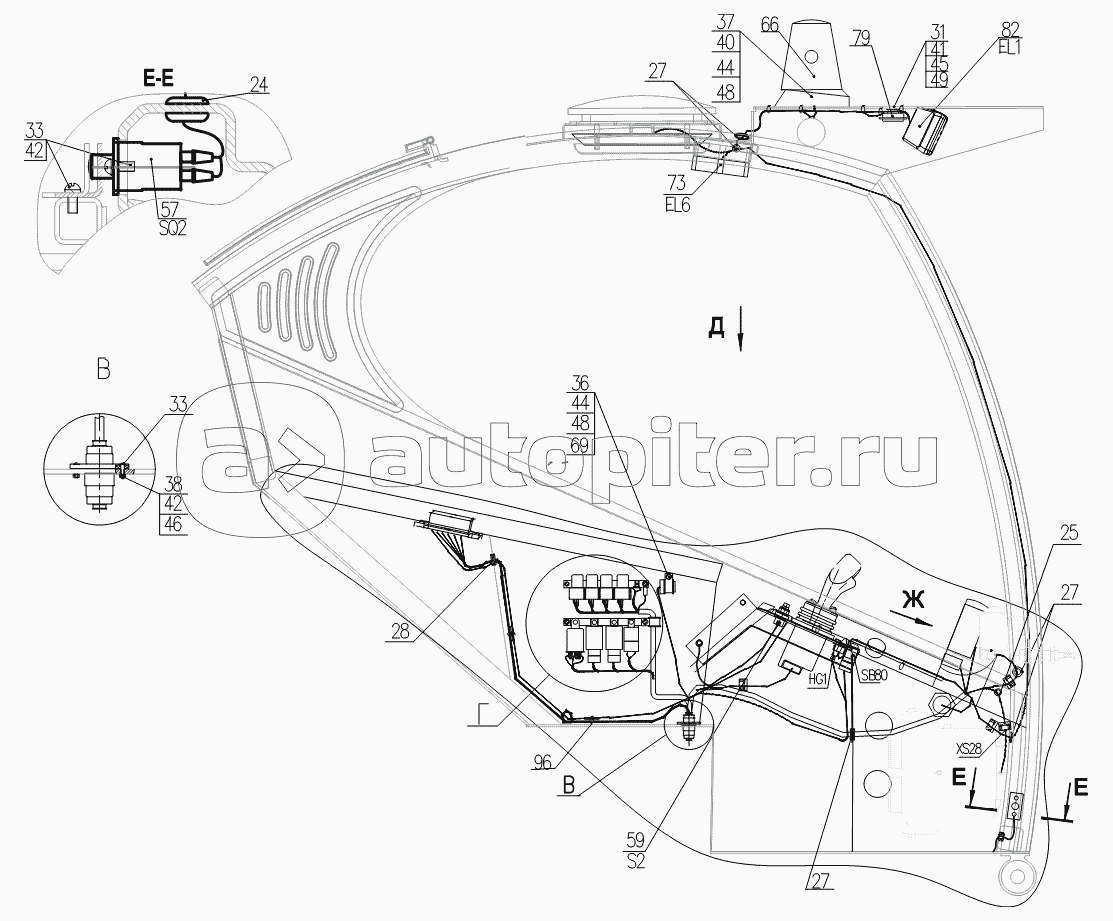 Электросистема кабины 211.50.18.000 и 211.50.18.000-01