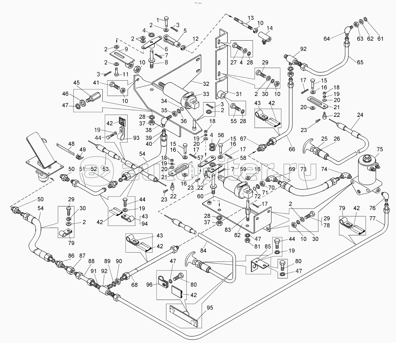 Привод управления подачей топлива (75406-1100015-10);Drive of fuel supply control