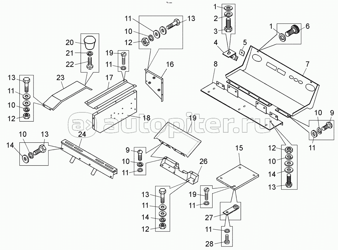 Кабина (продолжение) (75481-5000012-40);Cabin (continuation)