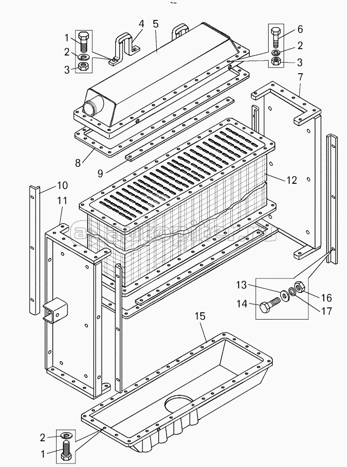 Радиатор (7540K-1301010, 7540K-1301012);Radiator